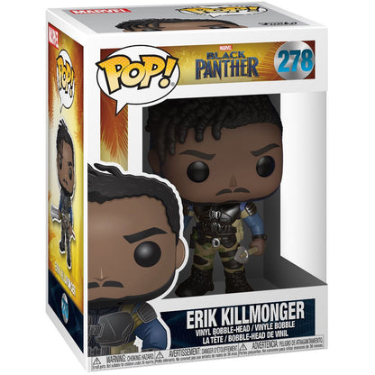 Funko Pop! Marvel Black Panther - Erik Killmonger #278 with Masked Chase