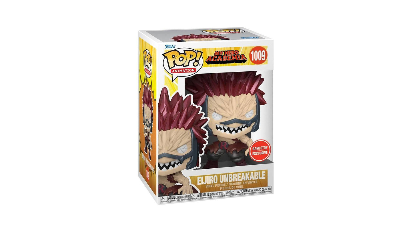 Funko Pop! Animation My Hero Academia - Eijiro Unbreakable #1009 Metallic GameStop Exclusive