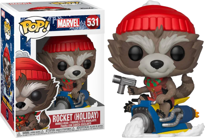 Funko Pop! Marvel Guardians of the Galaxy - Rocket (Holiday) #531