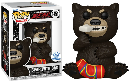 Funko Pop! Movies Cocaine Bear - Bear with Bag #1451 Funko Shop Exclusive