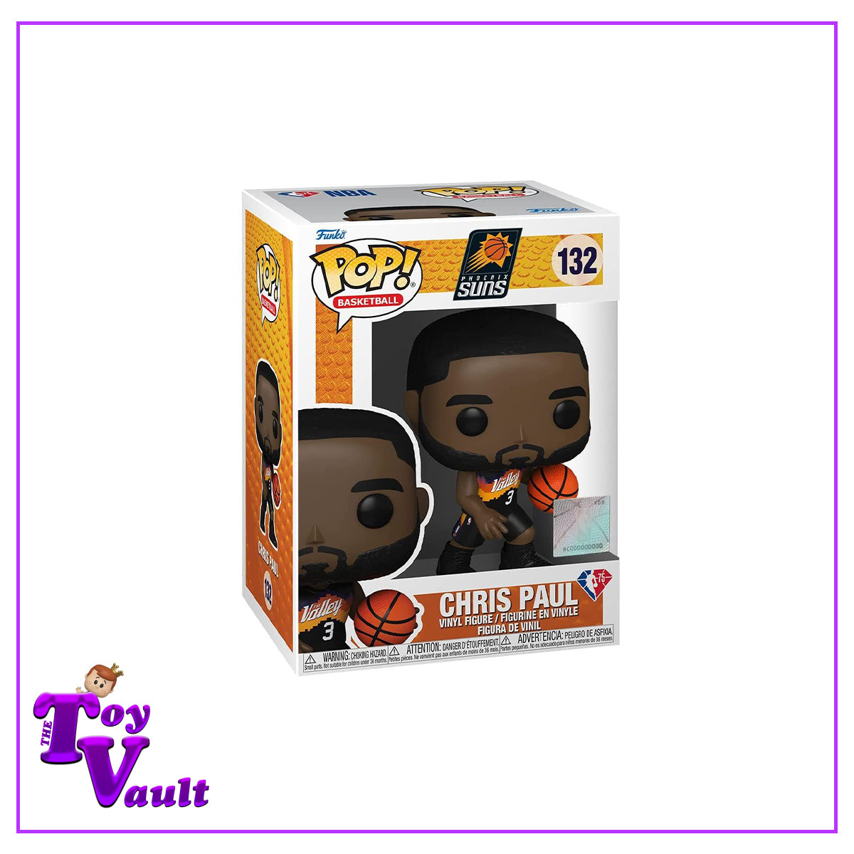 Funko Pop! Sports NBA Basketball - Chris Paul #132 (Phoenix Suns)