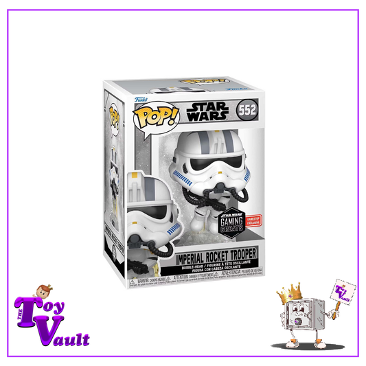 Funko Pop! Star Wars Gaming Greats - Imperial Rocket Trooper #552 GameStop Exclusive