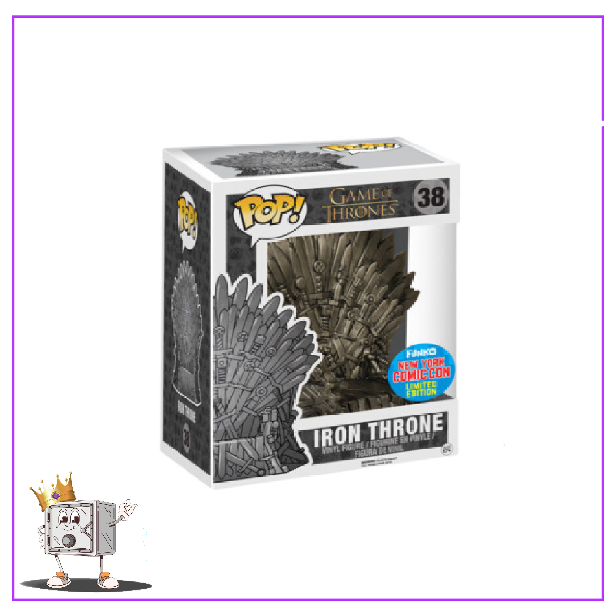 Funko Pop! Television Game of Thrones - Iron Throne #38 (6-inch) New York Comic Con Exclusive