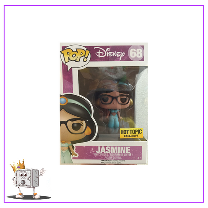 Funko Pop! Disney Aladdin - Jasmine (Nerd) #68 Hot Topic Exclusive