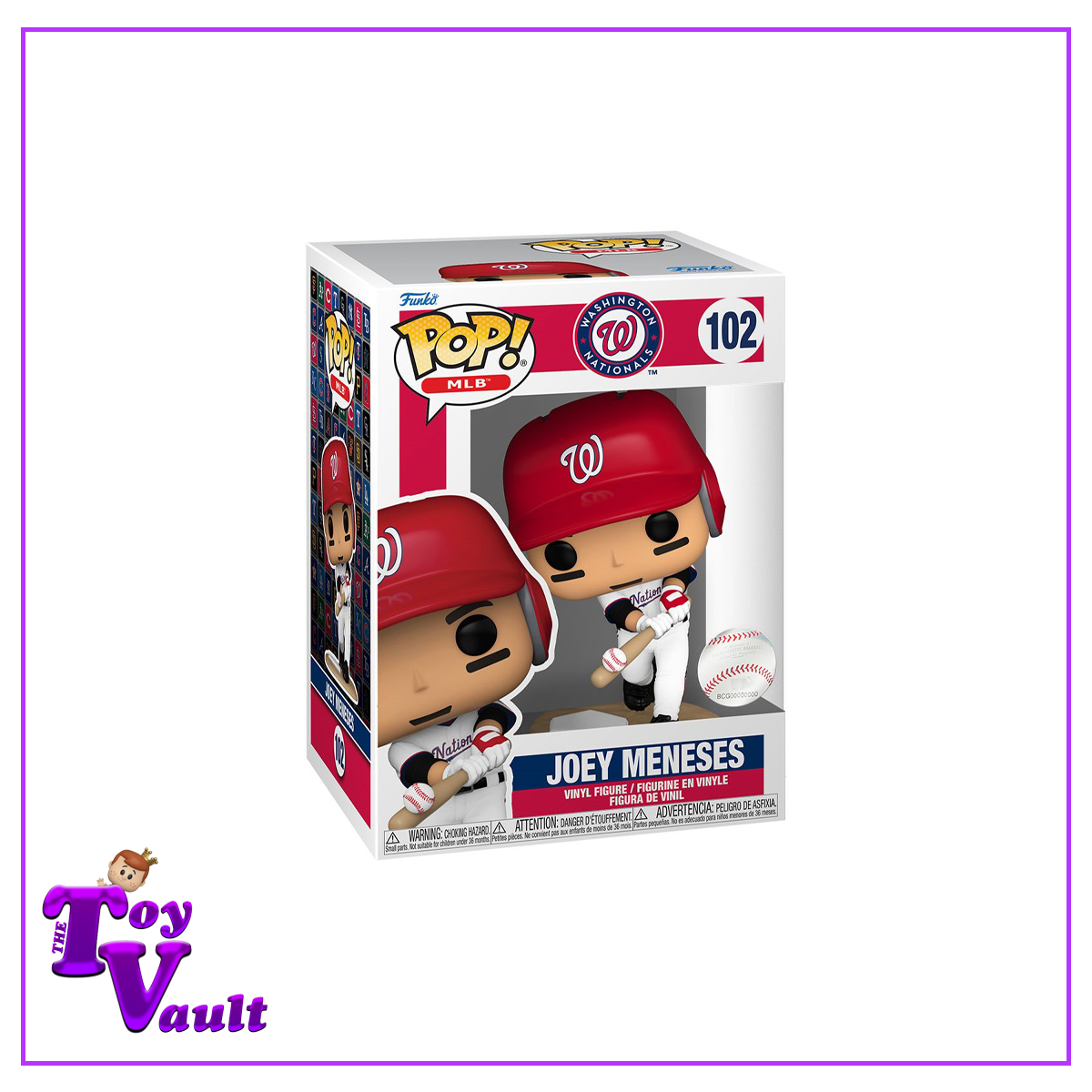 Funko Pop! Sports MLB Baseball - Joey Meneses #102 (Washington Nationals)