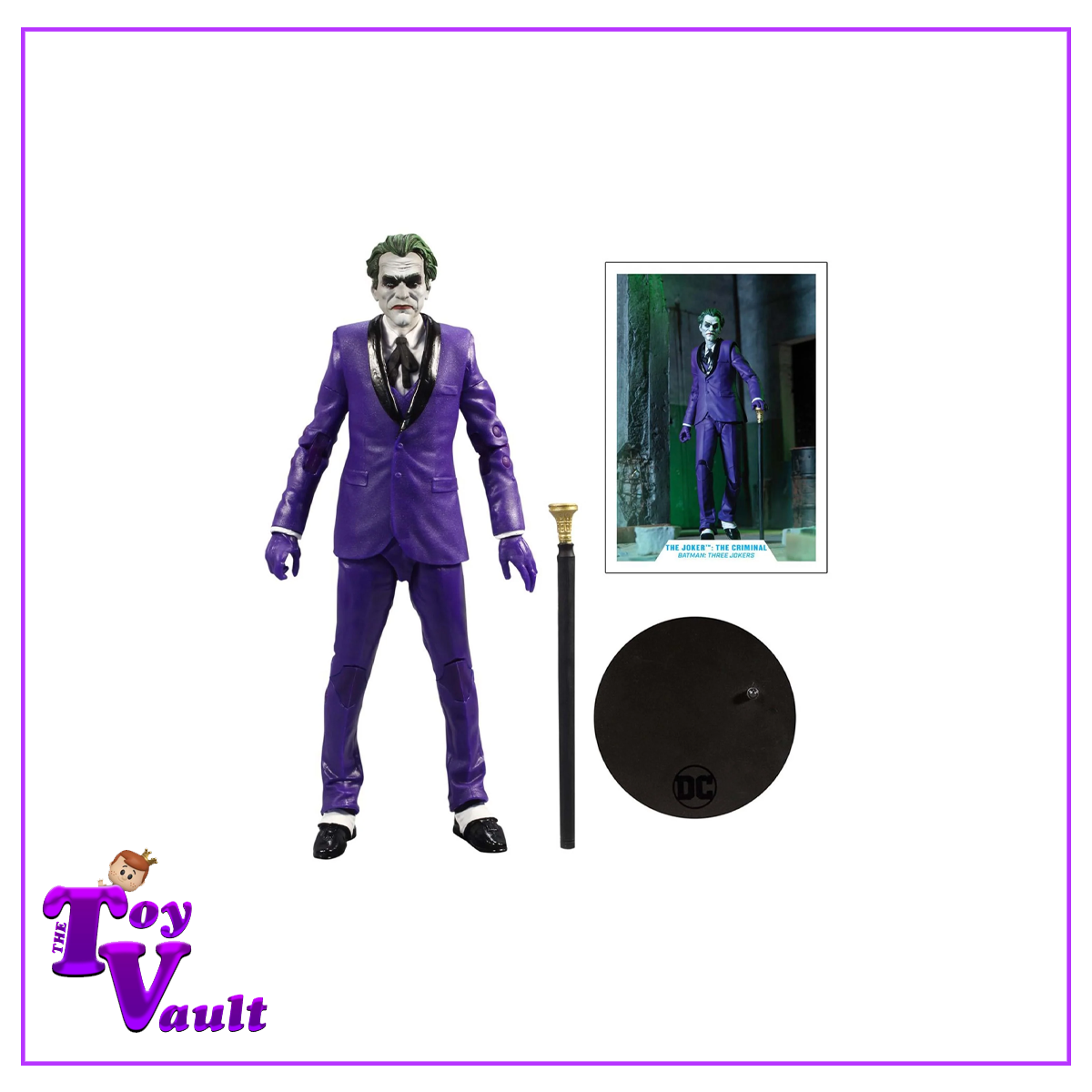 McFarlane Toys DC Heroes Multiverse Batman Three Jokers The Joker: The Criminal Action Figure