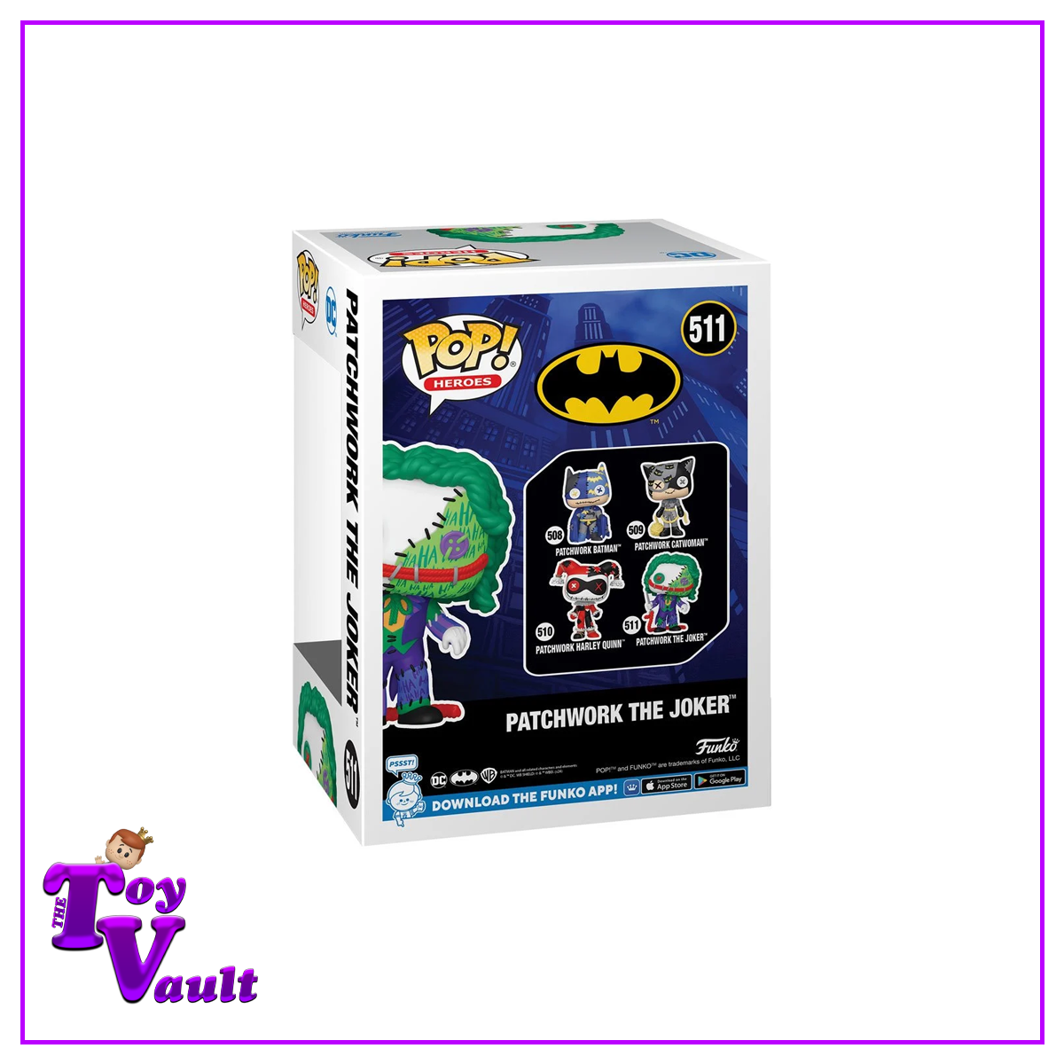 Funko Pop! DC Heroes Batman - The Joker (Patchwork) #511