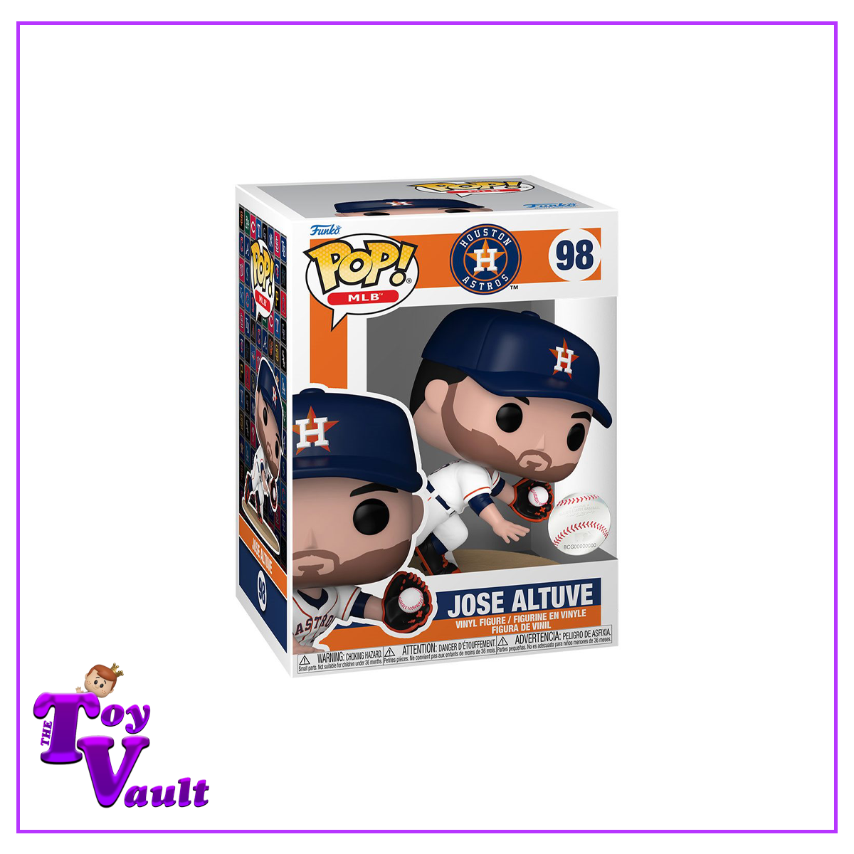 Funko Pop! Sports MLB Baseball - Jose Altuve #98 (Houston Astros)