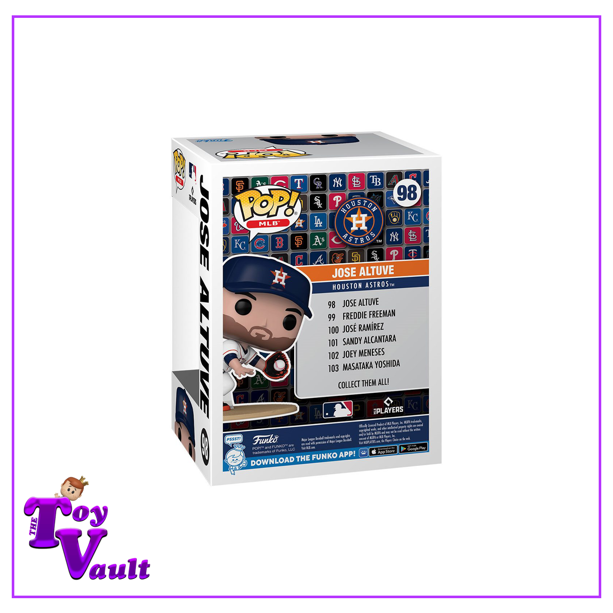 Funko Pop! Sports MLB Baseball - Jose Altuve #98 (Houston Astros)