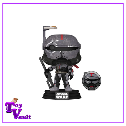 Funko Pop! Star Wars The Bad Batch - Crosshair (Kamino) #444 with Pin Amazon Exclusive