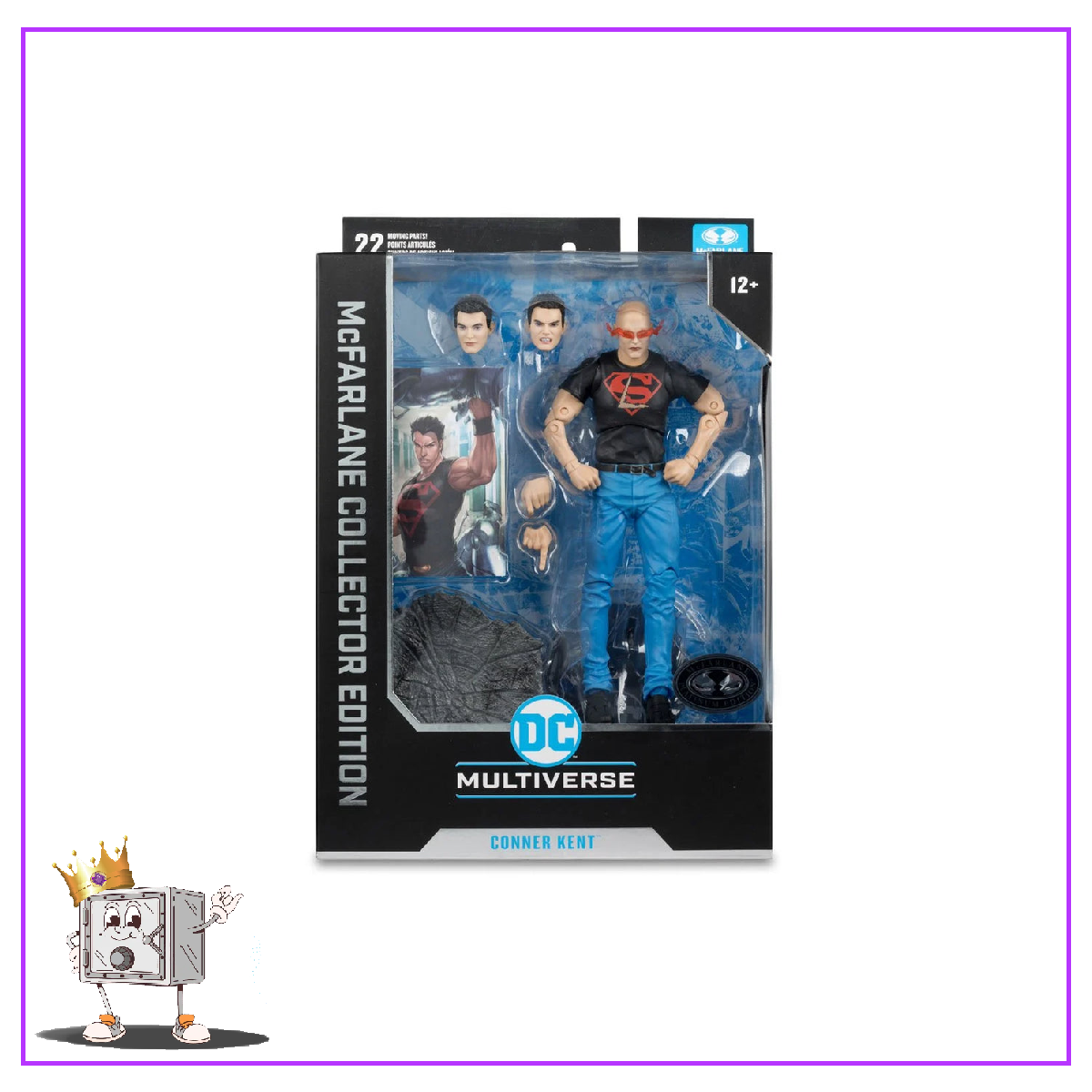 McFarlane Toys DC Heroes Multiverse Collector Edition Wave 5 - Conner Kent (Teen Titans) Platinum Edition 7-inch Action Figure