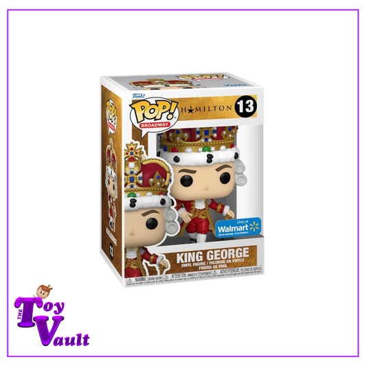 Funko Pop! Television Hamilton - King George #13 Walmart Exclusive