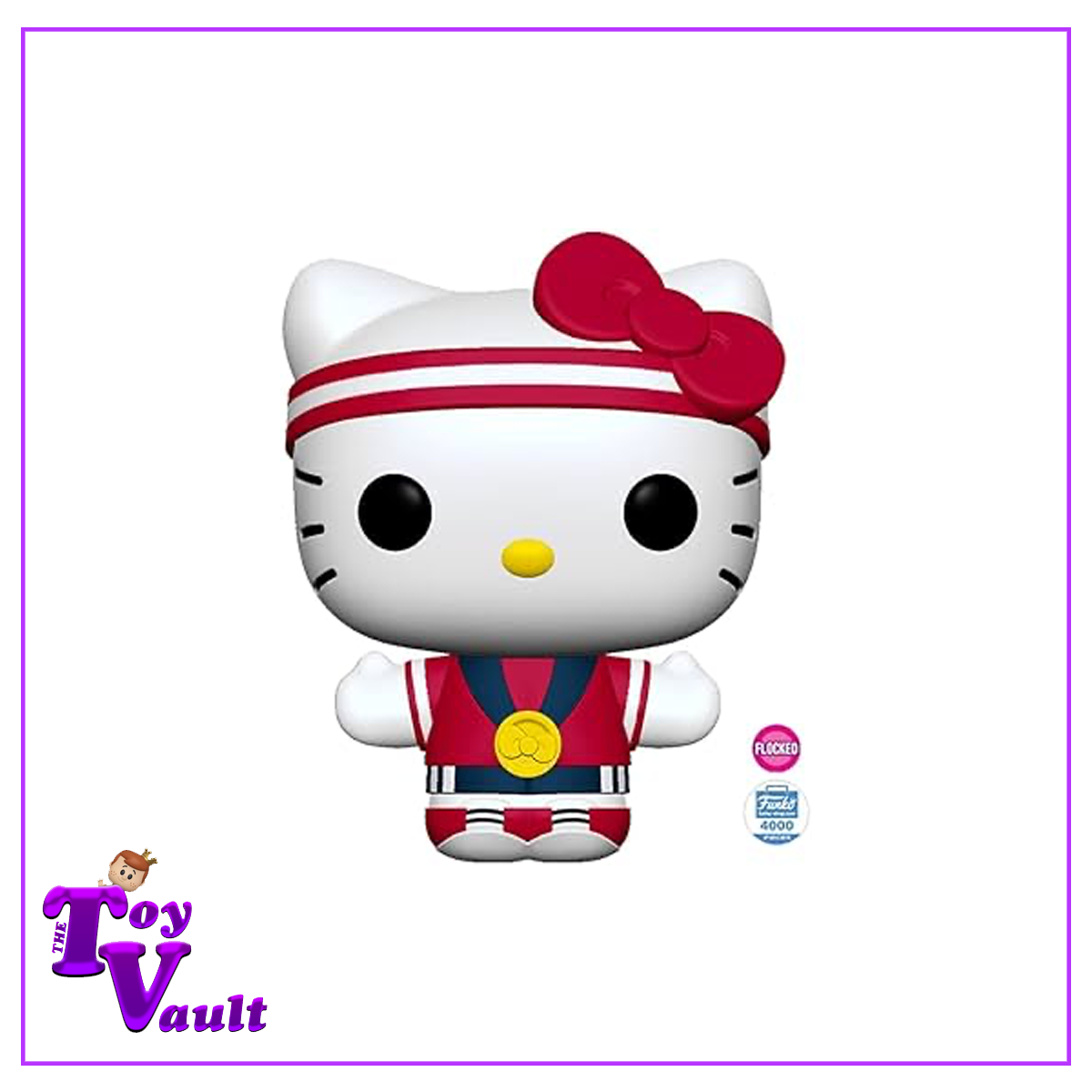 Funko Pop! Animation Hello Kitty - Hello Kitty (Gold Medal) #36 Flocked Funko Shop Exclusive LE 4000