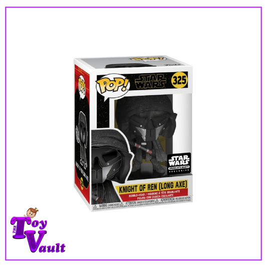 Funko Pop! Star Wars - Knight of Ren (Long Axe) #325 Smugglers Bounty Exclusive