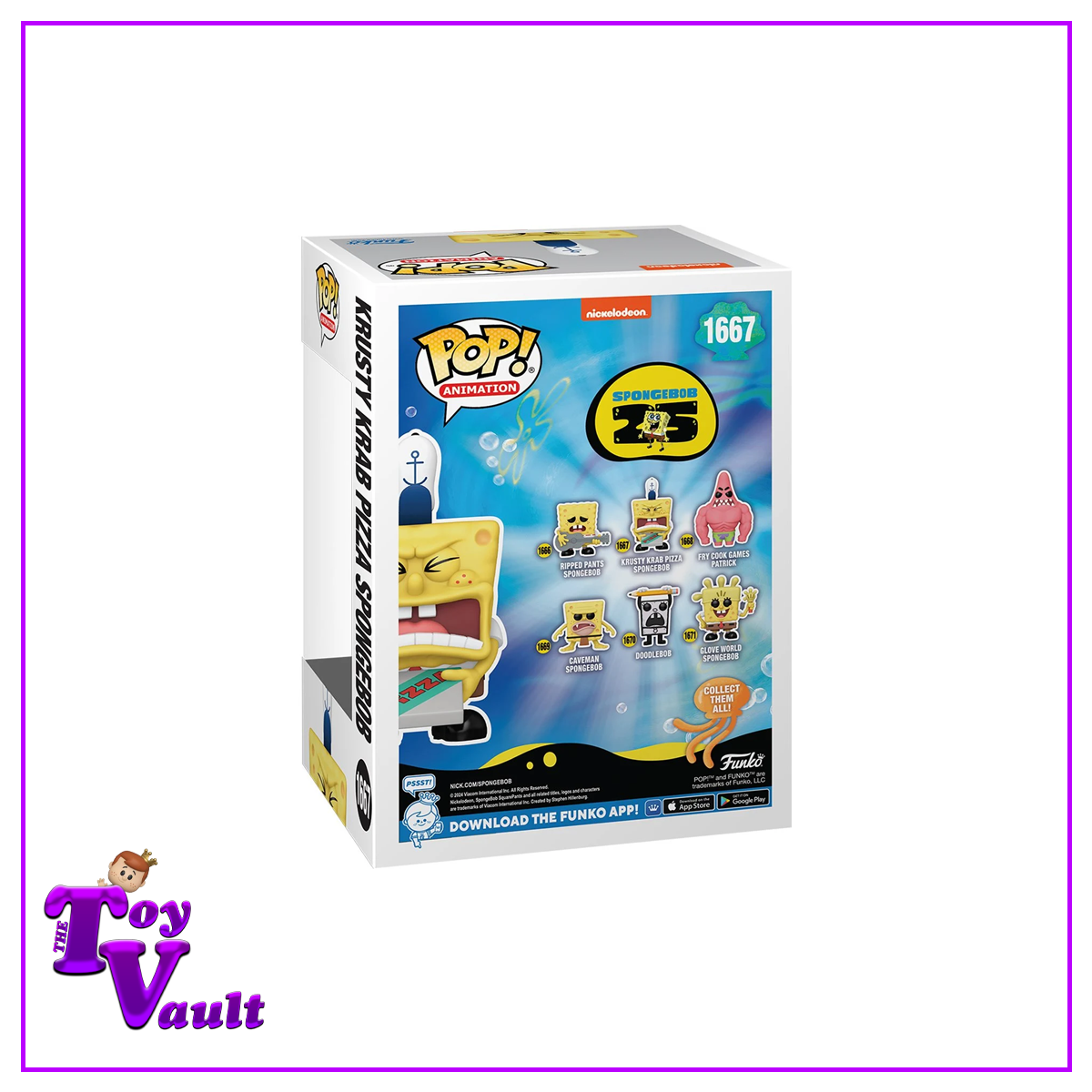 Funko Pop! Television Spongebob Squarepants 25th Anniversary Meme Collection - Krusty Krab Pizza Spongebob #1667