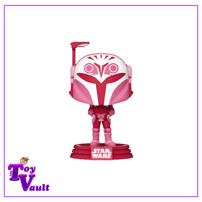 Funko Pop! Star Wars Valentine's Day - Bo-Katan Kryze (Pink) #497 Funko Shop Exclusive