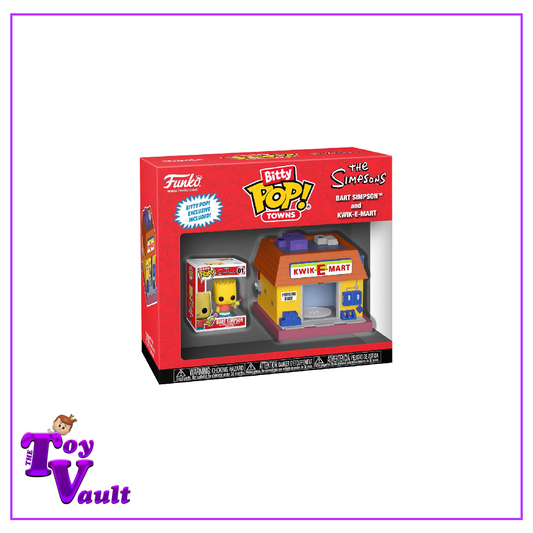 Funko Bitty Pop! Television The Simpsons - Bart Simpson at Kwik-E Mart (Town)