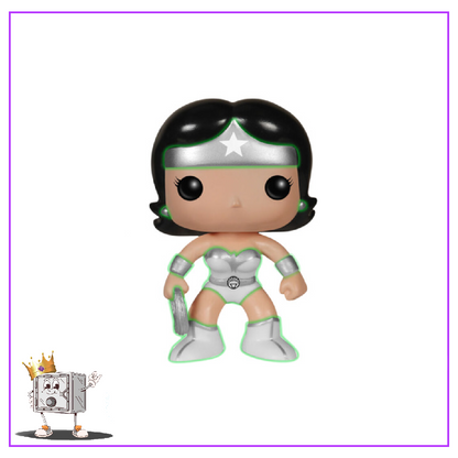 Funko Pop! DC Heroes Comics - White Lantern Wonder Woman #70 Glow in the Dark Fugitive Toys Exclusive