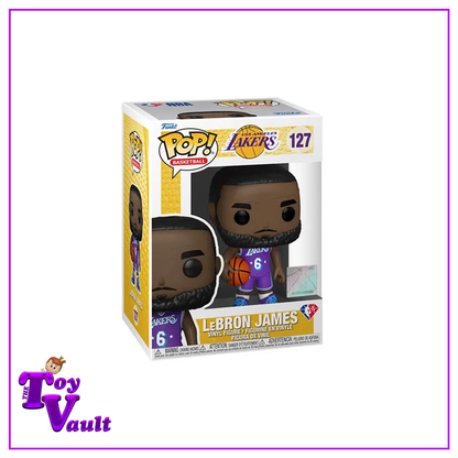 Funko Pop! Sports NBA Basketball - LeBron James #127 (Los Angeles Lakers)