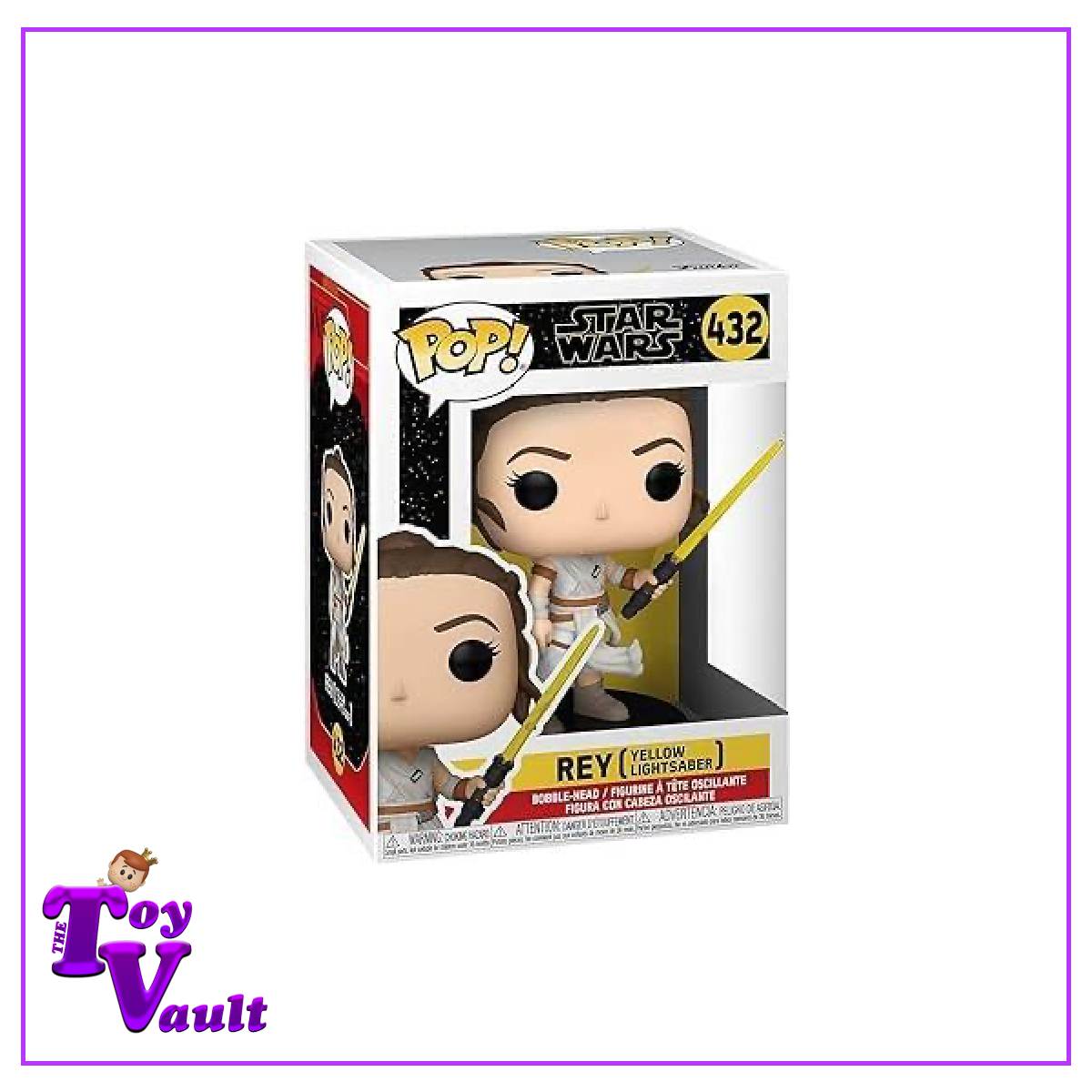 Funko Pop! Star Wars - Rey (Yellow Lightsaber) #432