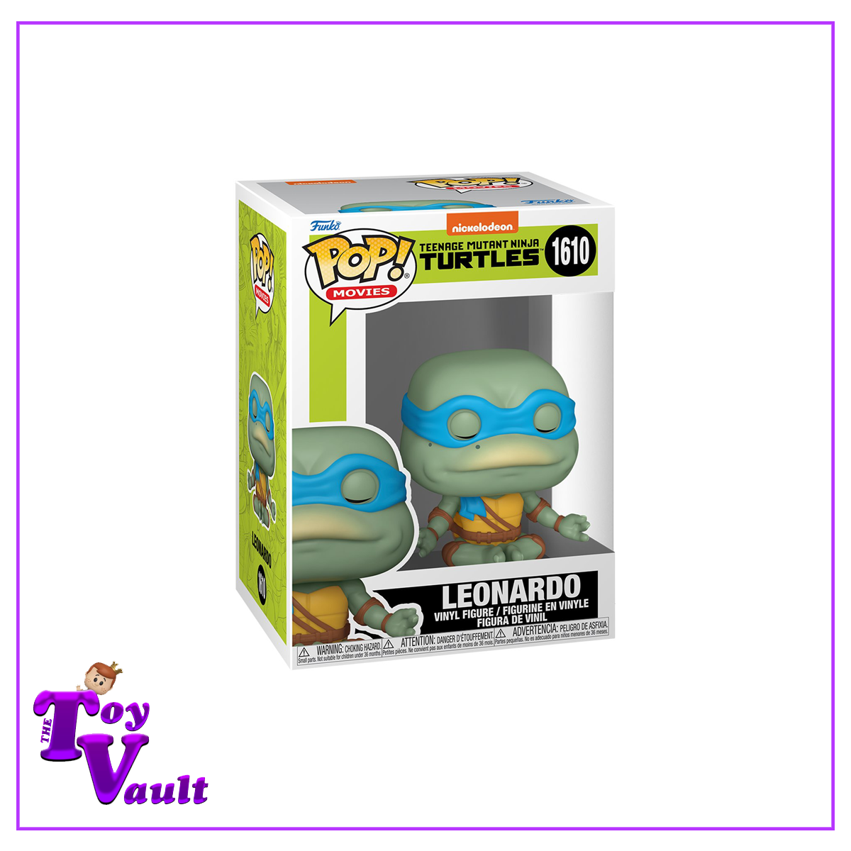 Funko Pop! Movies Teenage Mutant Ninja Turtles (1990) - Leonardo Meditating #1611