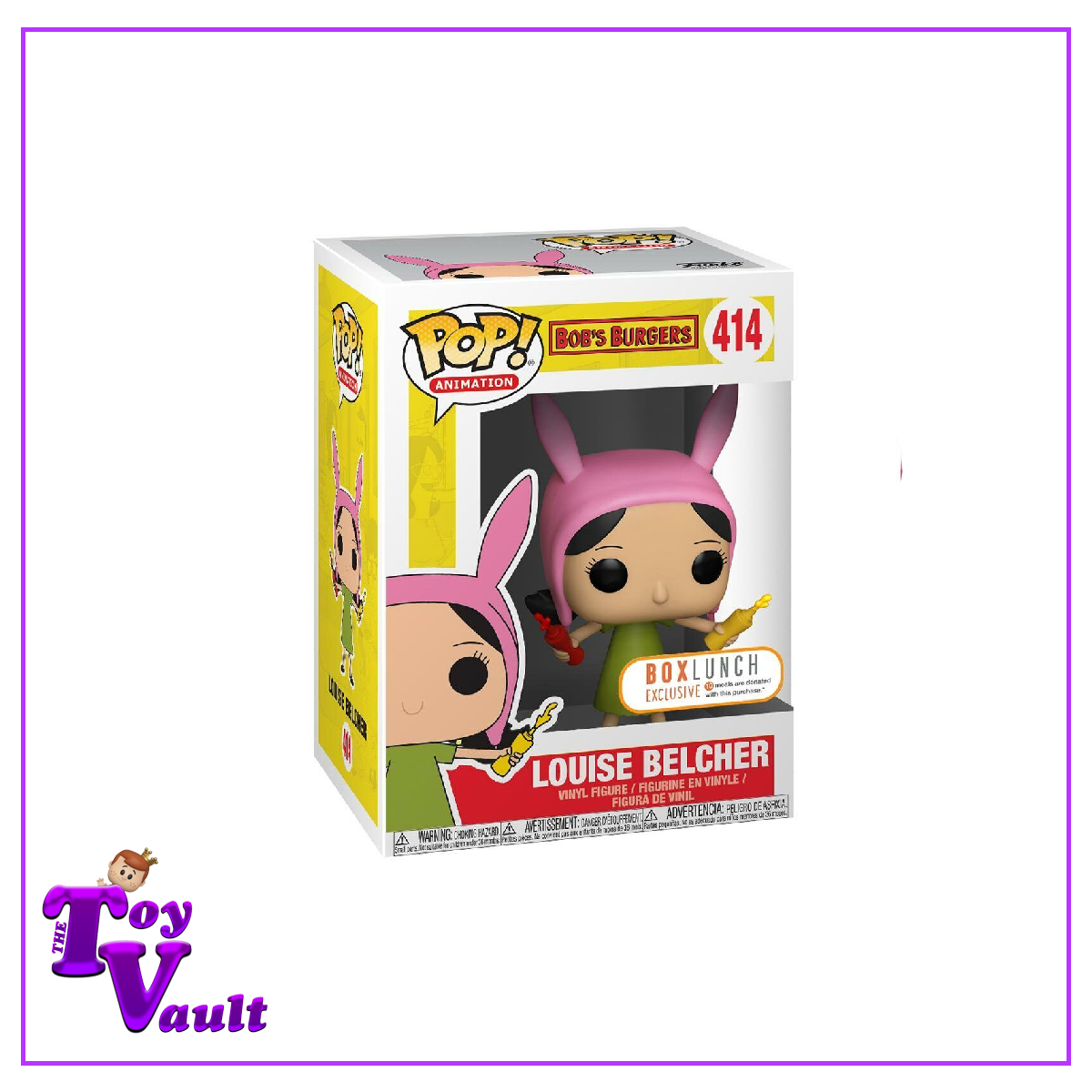 Funko Pop! Television Bob's Burgers - Louise Belcher #414 BoxLunch Exclusive