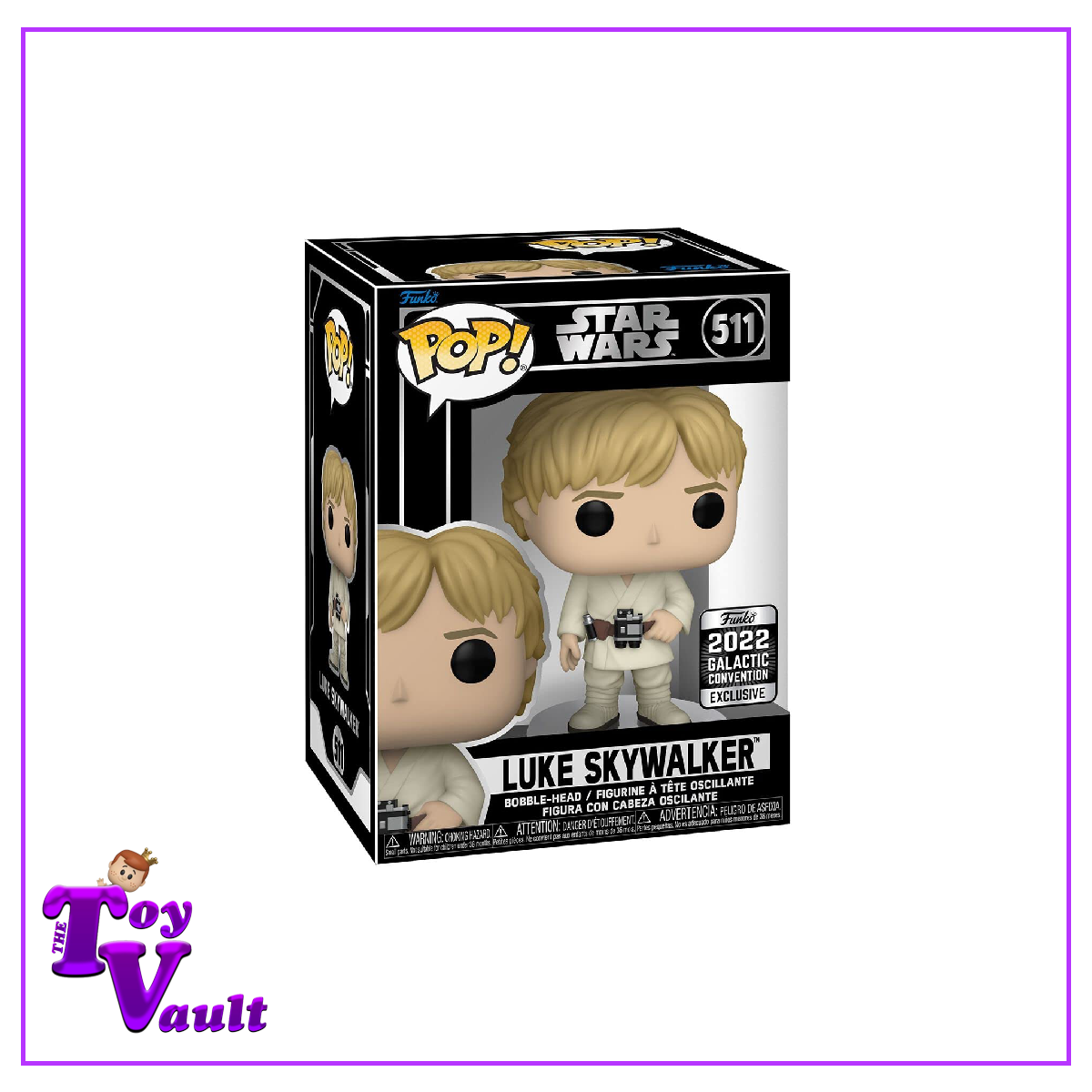 Funko Pop! Star Wars - Luke Skywalker #511 Galactic Convention Shared Exclusive