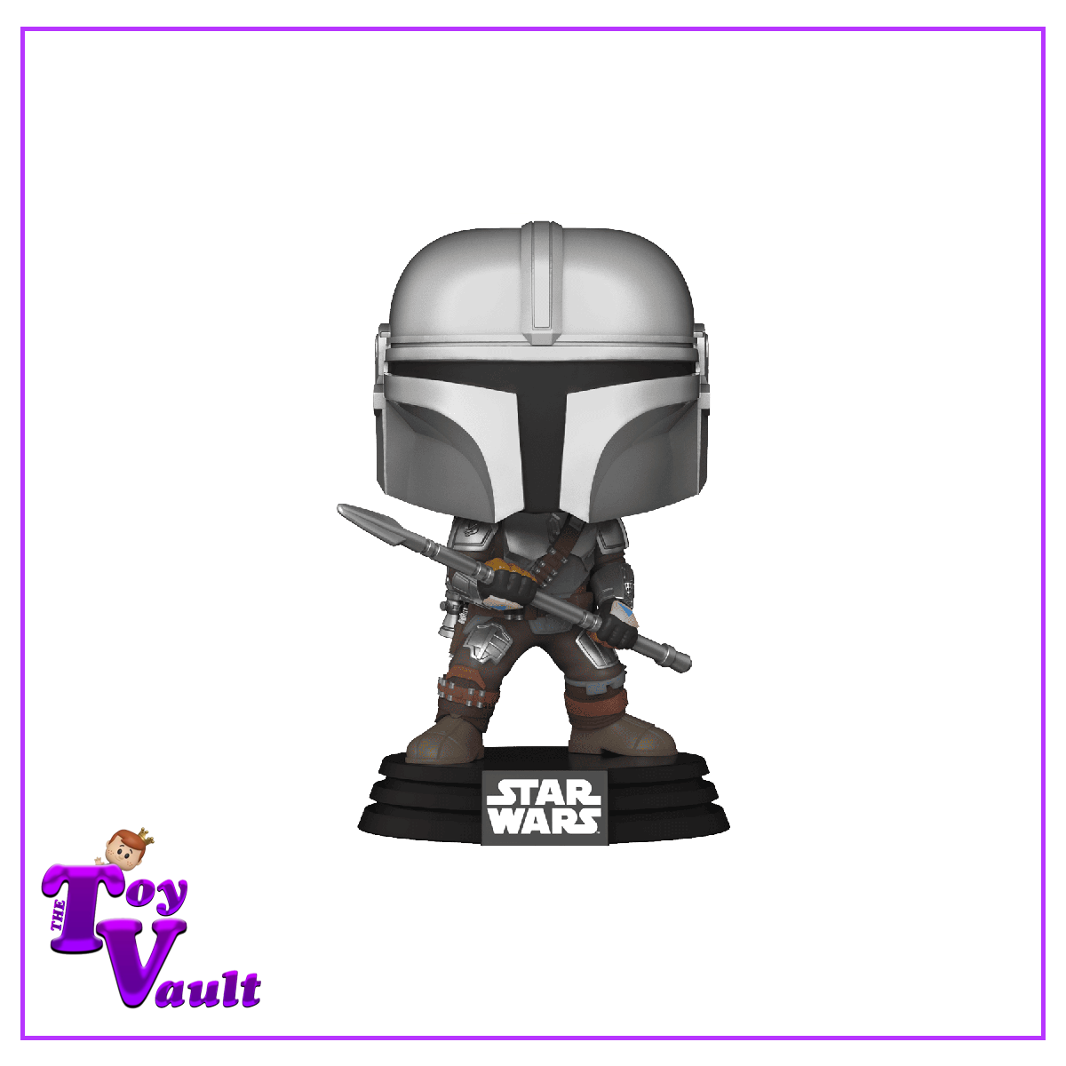 Funko Pop! Star Wars - The Mandalorian with Beskar Staff #479 Funko Shop Exclusive