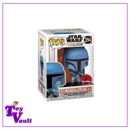 Funko Pop! Star Wars The Mandalorian - Death Watch Mandalorian (Two Stripes) #354 International EB Games Exclusive