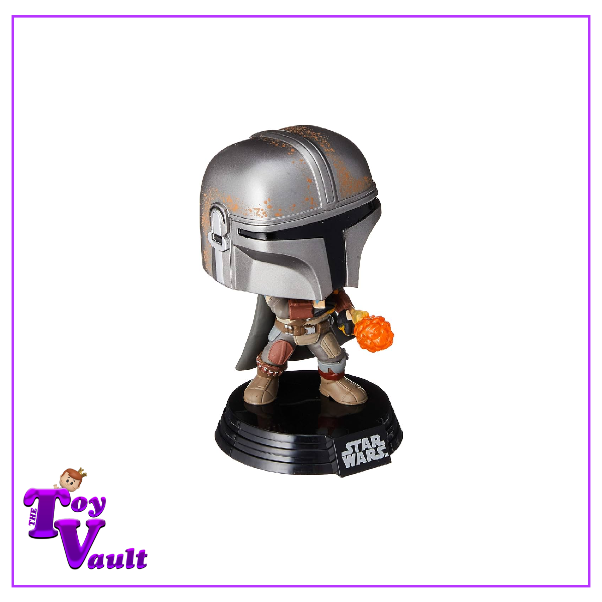 Funko Pop! Star Wars The Mandalorian - The Mandalorian Flame Throwing #355 Target Exclusive