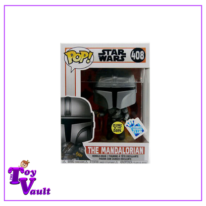 Funko Pop! Star Wars - The Mandalorian #408 Glow in the Dark Funko Insider GameStop Exclusive