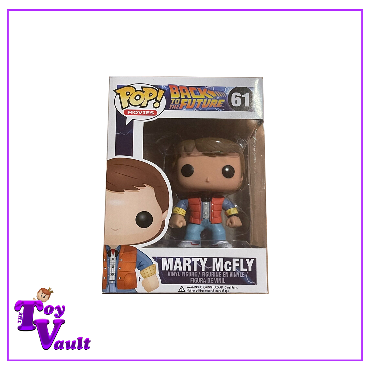 Funko Pop! Movies Back to the Future - Marty McFly #61 (Error Box)