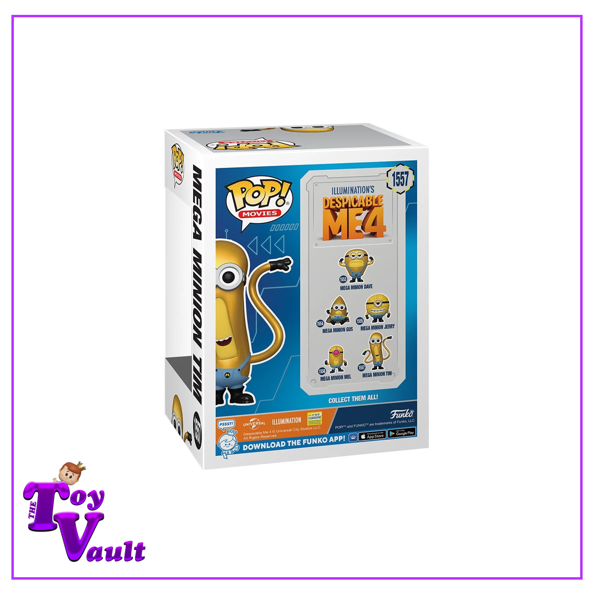 Funko Pop! Movies Despicable Me 4 - Mega Minion Tim #1557