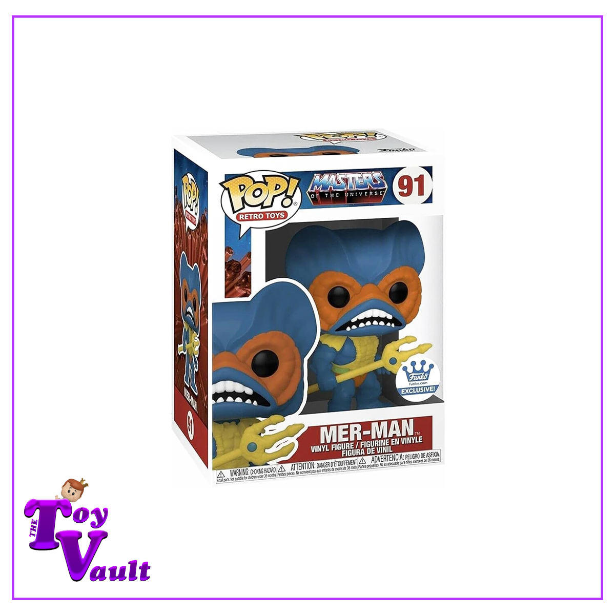 Funko Pop! Retro Toys Masters of the Universe - Mer-Man #91 Funko Shop Exclusive