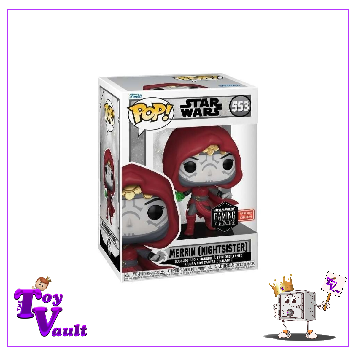 Funko Pop! Star Wars Gaming Greats - Merrin (Nightsister) #553 Gamestop Exclusive