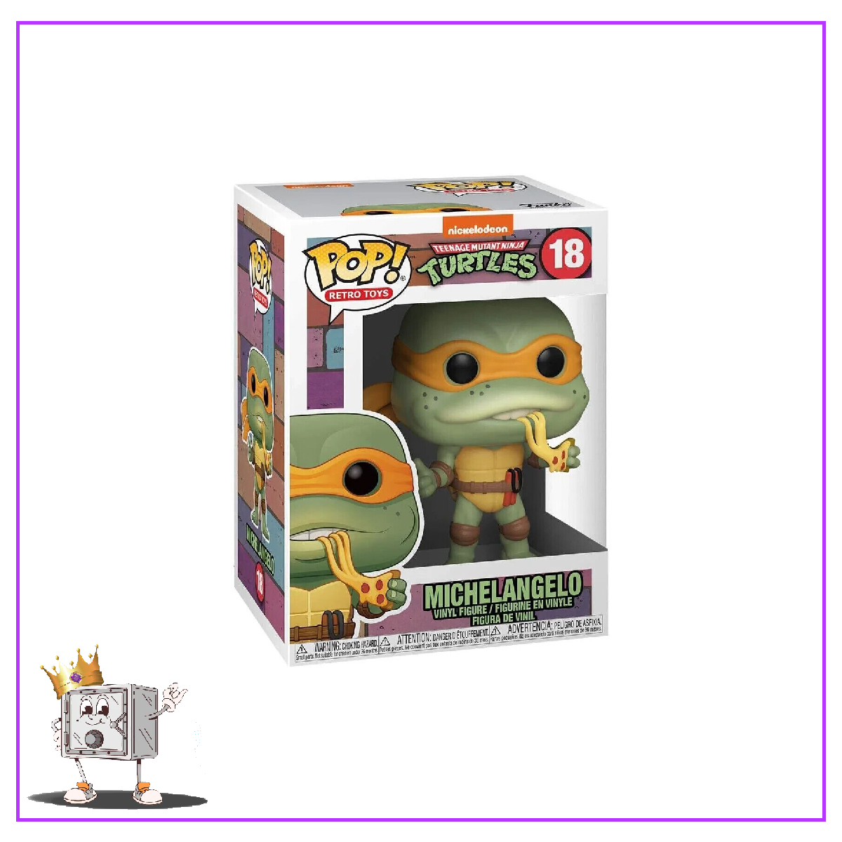 Funko Pop! Movies Teenage Mutant Ninja Turtles - Michelangelo with Pizza #18