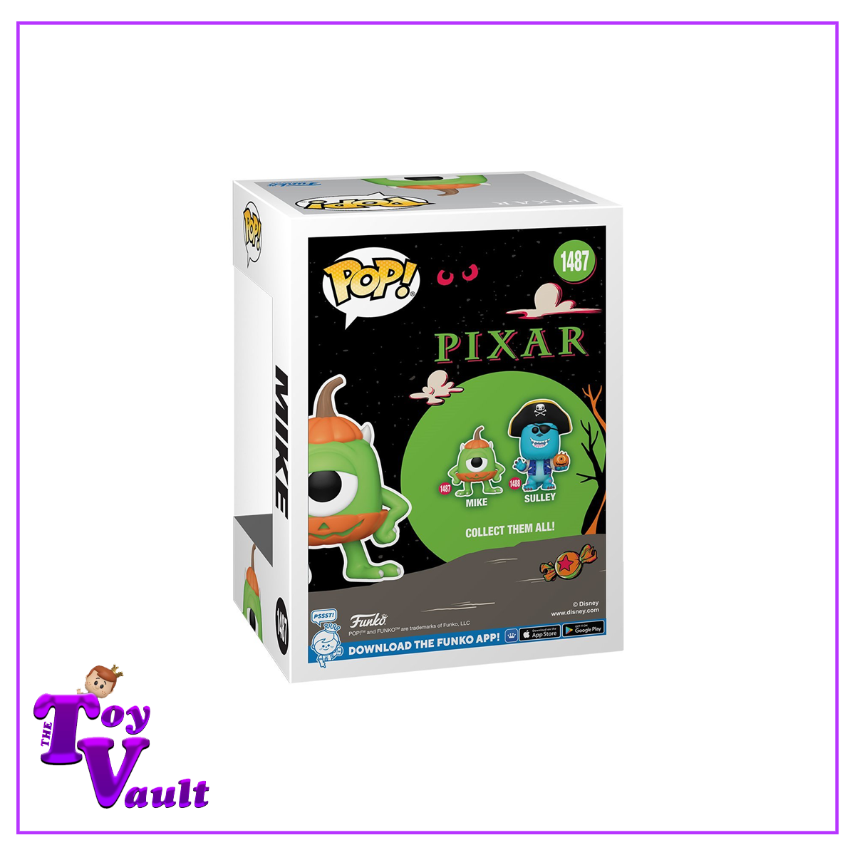 Funko Pop! Disney Pixar Halloween Monsters Inc - Mike Wazowski (Pumpkin) #1487