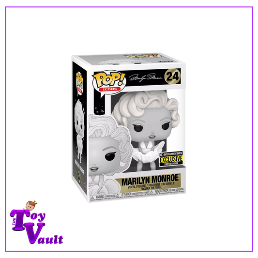 Funko Pop! Music Icons - Marilyn Monroe #24 Black and White Entertainment Earth Exclusive