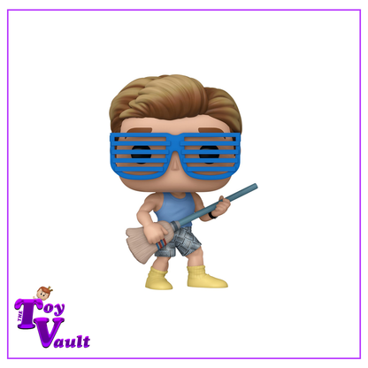 Funko Pop! Television Saved by The Bell 30th Anniversary - Zach Morris with Broom #1575