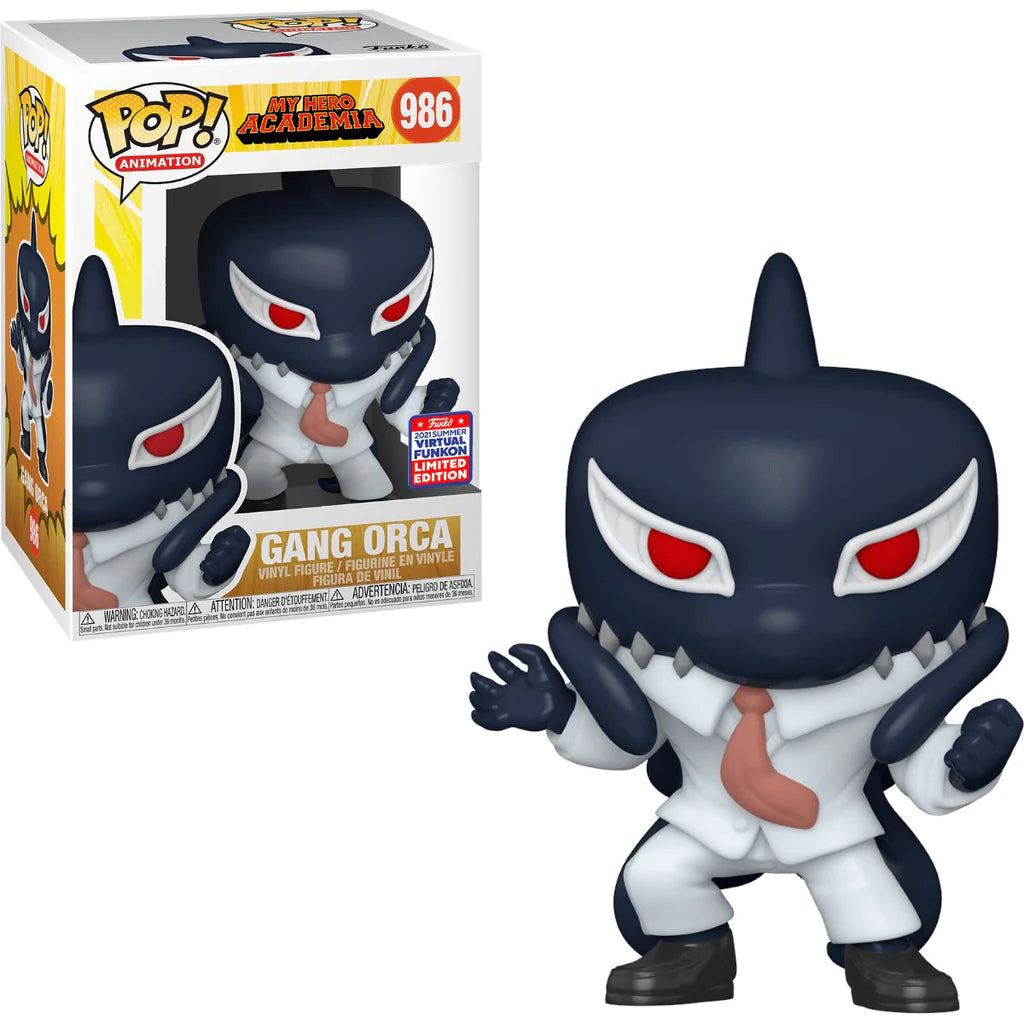 Funko Pop! Animation My Hero Academia - Gang Orca #986 2021 Virtual Funkon Exclusive (Con Sticker)