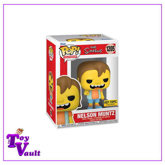 Funko Pop! Television The Simpsons - Nelson Muntz #1205 Hot Topic Exclusive