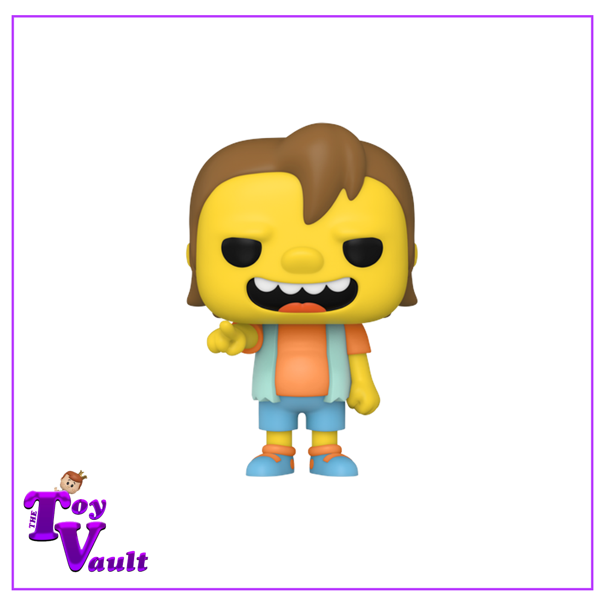 Funko Pop! Television The Simpsons - Nelson Muntz #1205 Hot Topic Exclusive