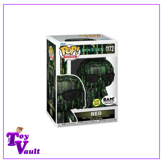 Funko Pop! Movies The Matrix - Neo #1172 Glow in the Dark BAM Exclusive