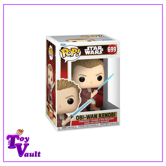 Funko Pop! Star Wars Episode 1 The Phantom Menace - Obi-Wan Kenobi with Lightsaber (Young) #699