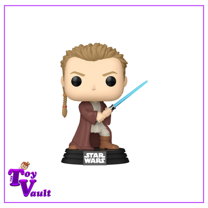 Funko Pop! Star Wars Episode 1 The Phantom Menace - Obi-Wan Kenobi with Lightsaber (Young) #699