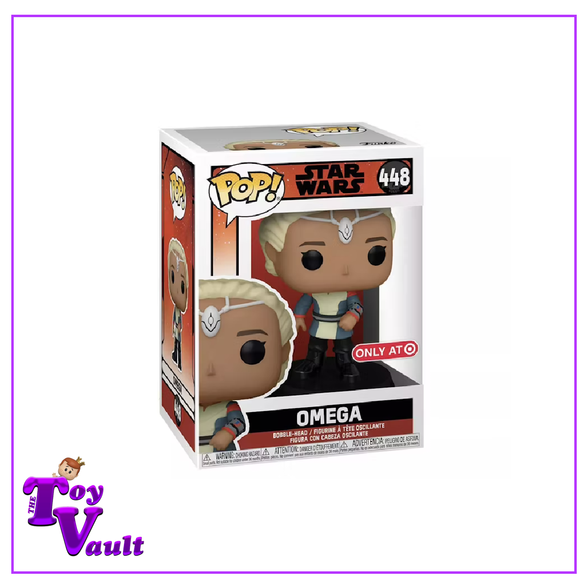 Funko Pop! Star Wars The Bad Batch - Omega #448 Target Exclusive