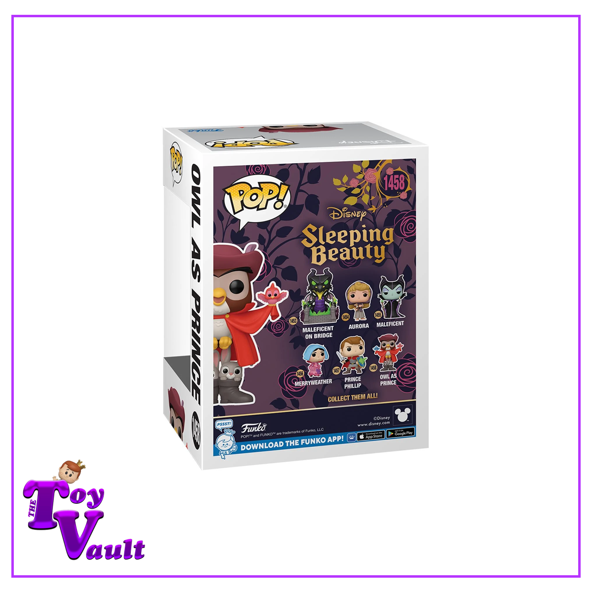 Funko Pop! Disney Sleeping Beauty 65th Anniversary - Owl as Prince #1458