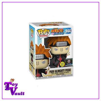 Funko Pop! Animation Naruto - Pain (Almighty Push) #944 Glow in the Dark Chalice Collectibles Exclusive