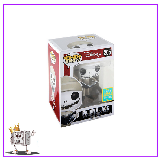 Funko Pop! Disney Nightmare Before Christmas - Pajama Jack Skellington #205 2015 SDCC Shared Exclusive