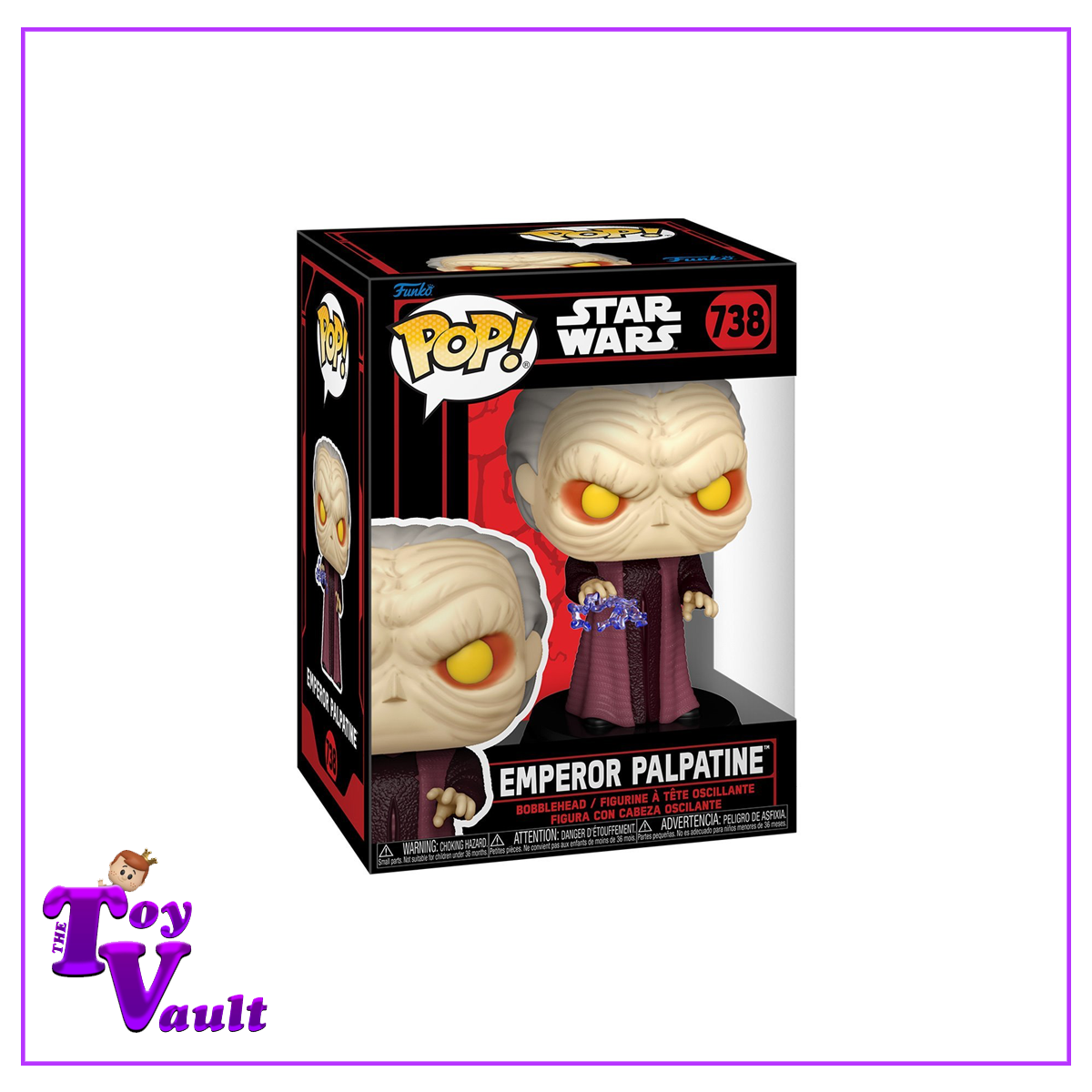 Funko Pop! Star Wars The Dark Side - Emperor Palpatine #738